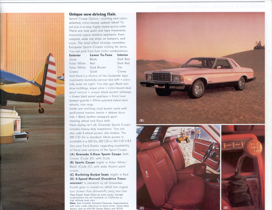 1977 Ford Granada Brochure Page 3